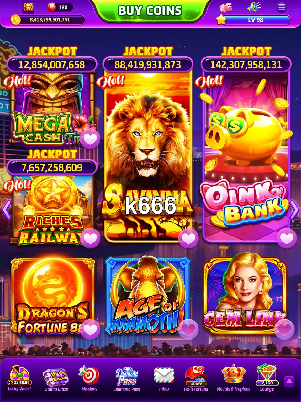 k666 Tangkapan Layar